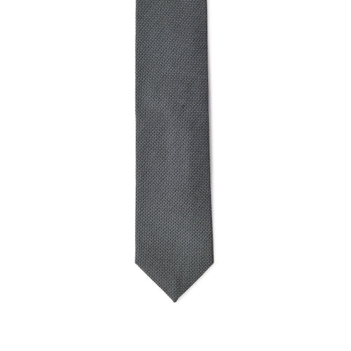 Jil Sander Gray Silk Tie - ClickThatClicks 
