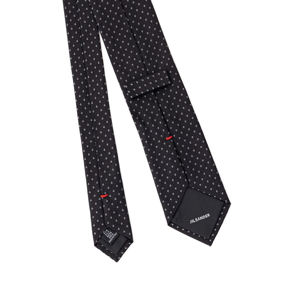 Jil Sander Blue Silk Tie - ClickThatClicks 
