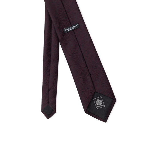 Dolce & Gabbana Purple Wool Tie - ClickThatClicks 