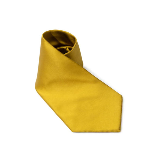Dolce & Gabbana Yellow Silk Tie - ClickThatClicks 