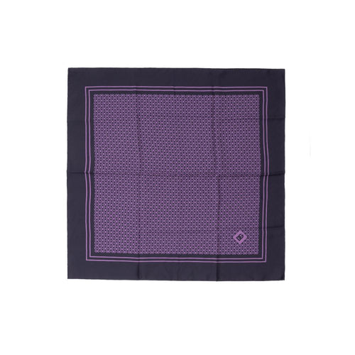 Dolce & Gabbana Purple Silk Pocket Square - ClickThatClicks 