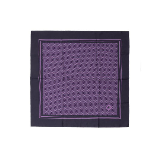 Dolce & Gabbana Purple Silk Pocket Square - ClickThatClicks 