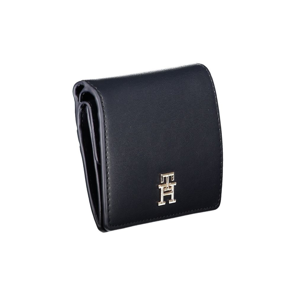 Tommy Hilfiger Blue Polyurethane Women Wallet - ClickThatClicks 