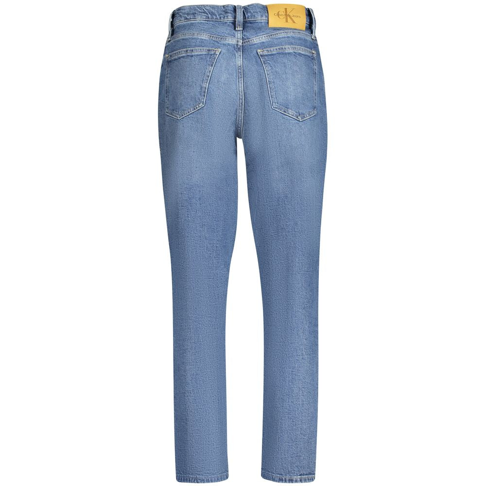 Calvin Klein Blu Cotton Women Jeans - ClickThatClicks 