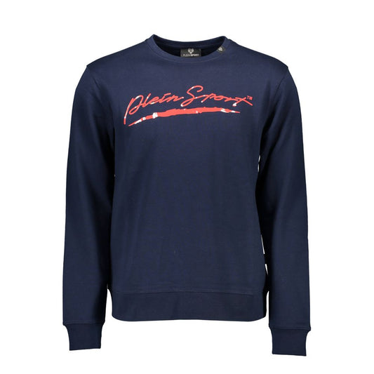 Plein Sport Blue Cotton Men's Sweatshirt - ClickThatClicks 