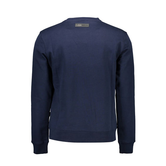 Plein Sport Blue Cotton Men's Sweatshirt - ClickThatClicks 