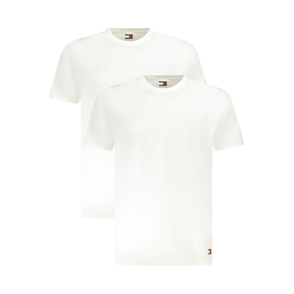 Tommy Hilfiger White Cotton Men Underwear Shirt - ClickThatClicks 