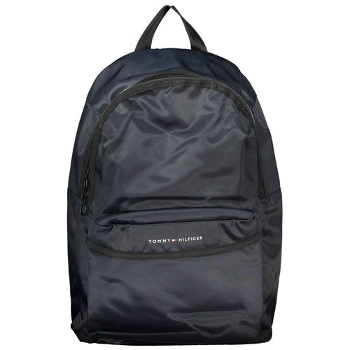Tommy Hilfiger Blue Polyester Men Backpack - ClickThatClicks 