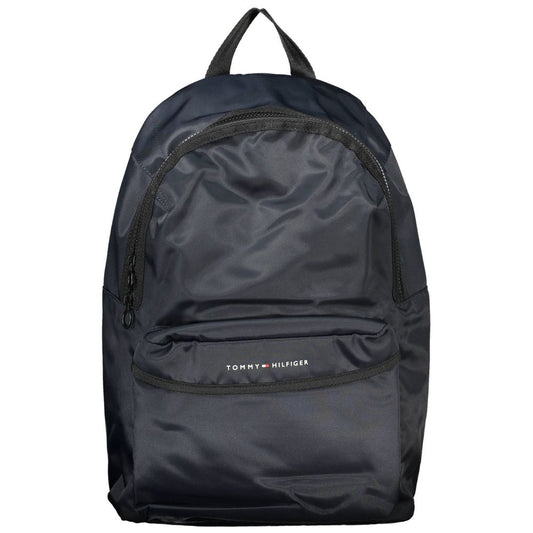 Tommy Hilfiger Blue Polyester Men Backpack - ClickThatClicks 