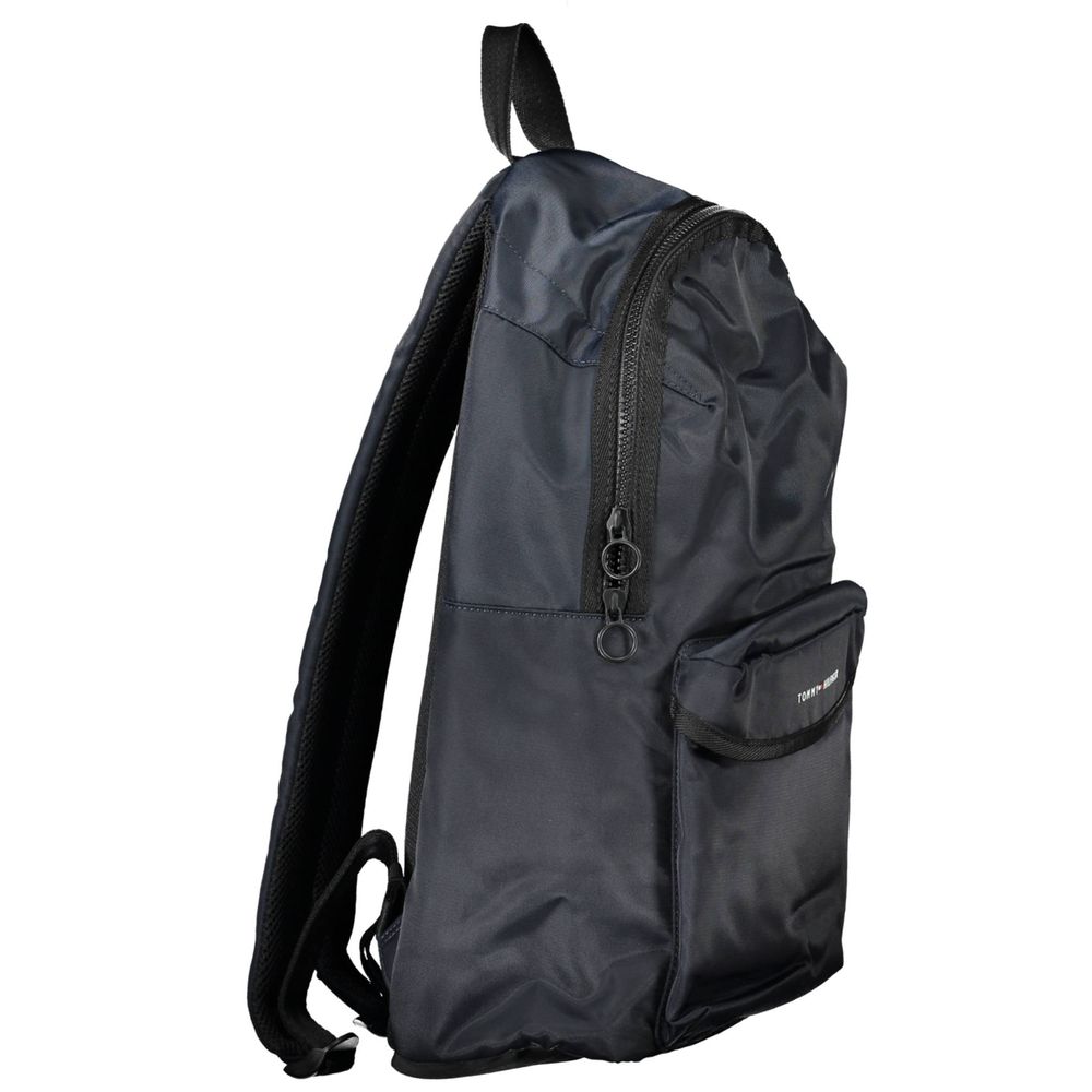Tommy Hilfiger Blue Polyester Men Backpack - ClickThatClicks 