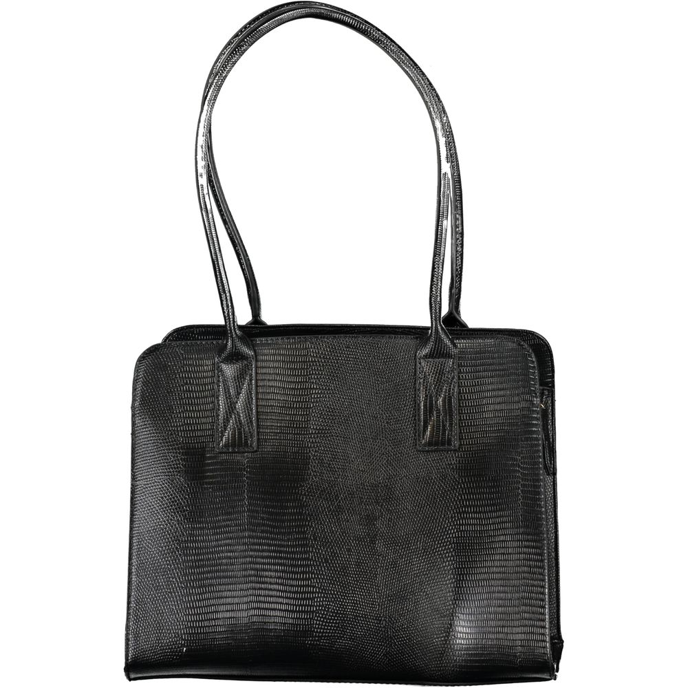Mario Valentino Nero Poliuretano Women Handbag - ClickThatClicks 