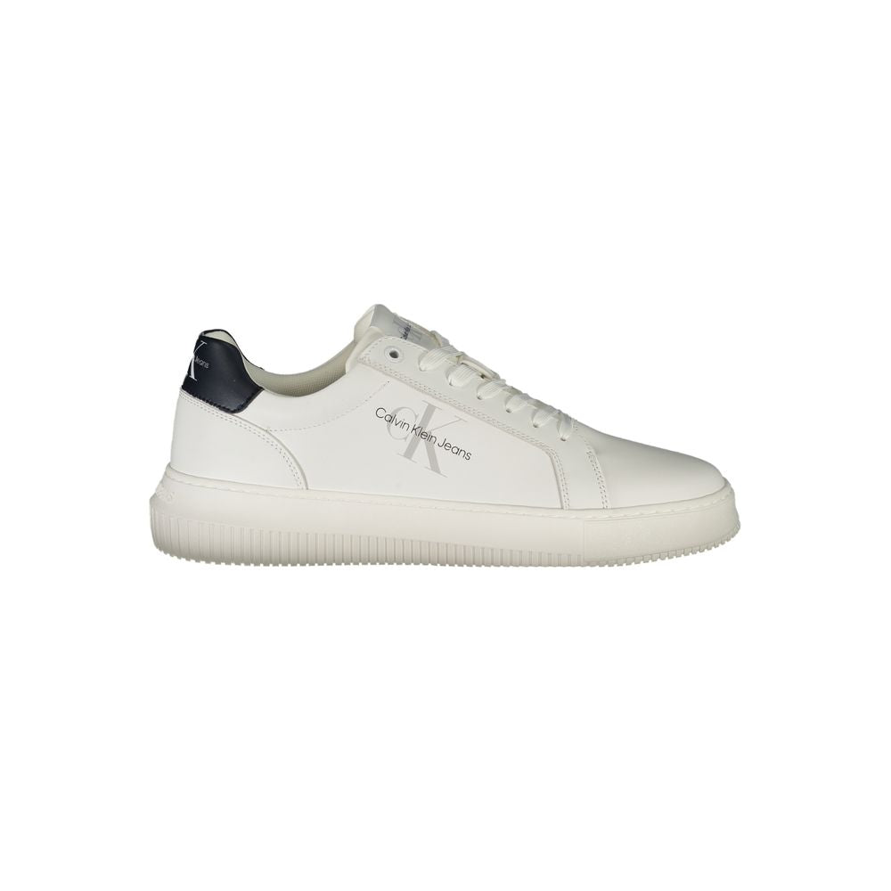 Calvin Klein Bianco Leather Men Sneaker - ClickThatClicks 
