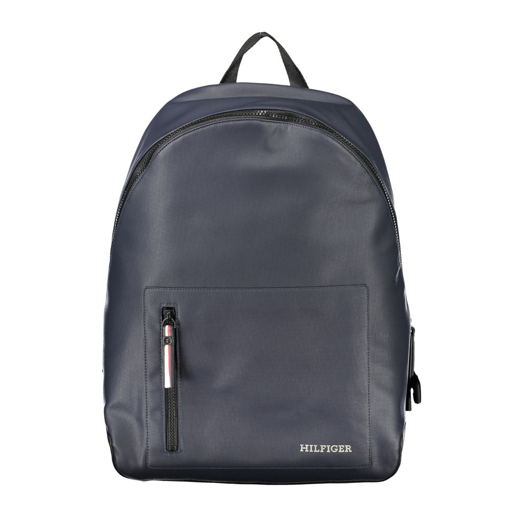 Tommy Hilfiger Blu Polyurethane Men Backpack - ClickThatClicks 