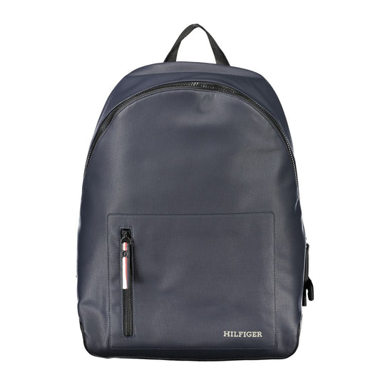 Tommy Hilfiger Blu Polyurethane Men Backpack - ClickThatClicks 