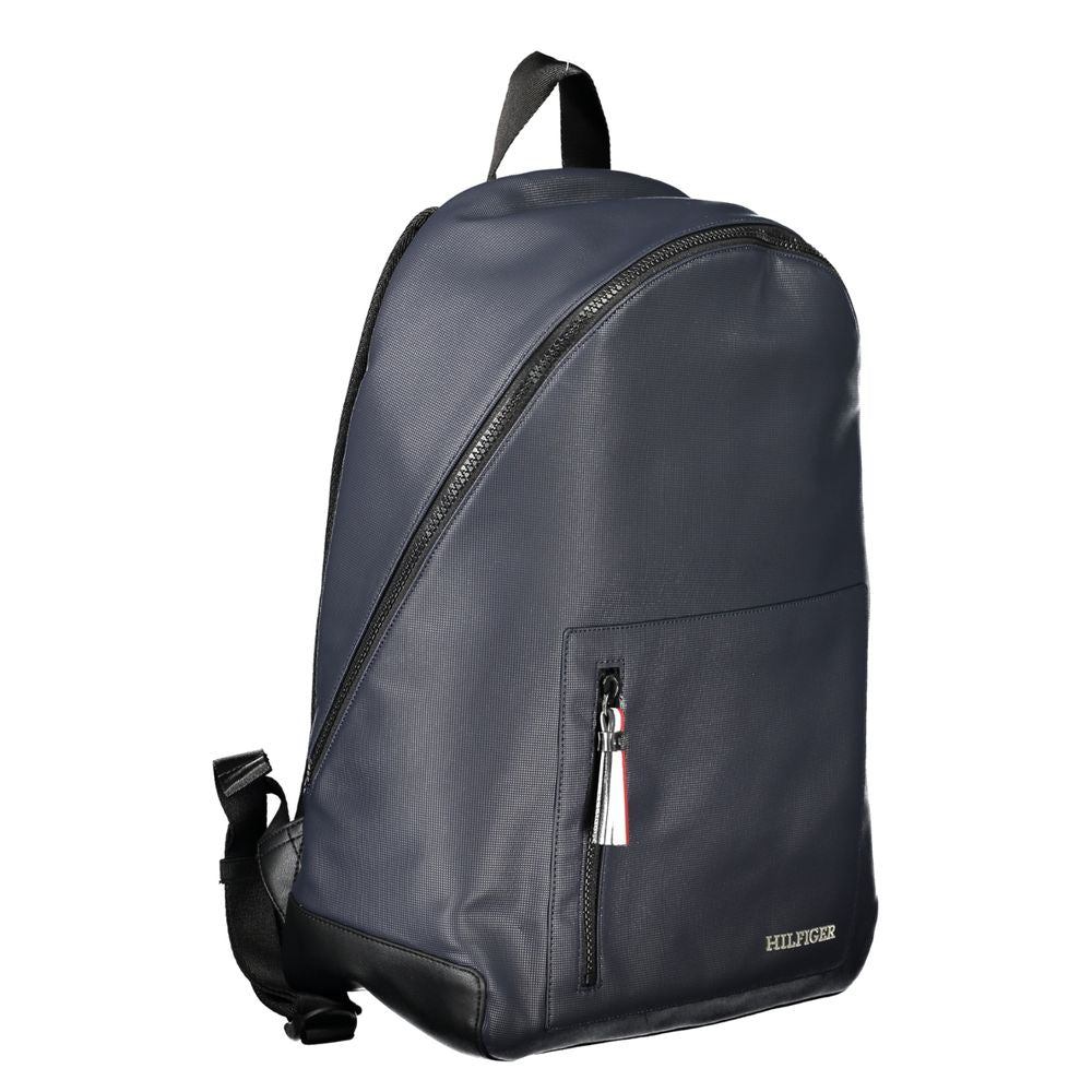 Tommy Hilfiger Blu Polyurethane Men Backpack - ClickThatClicks 