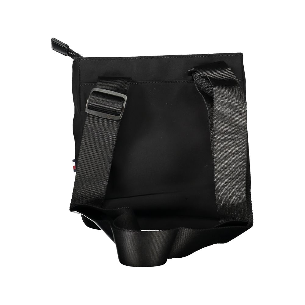 Tommy Hilfiger Black Polyester Men's Shoulder Bag - ClickThatClicks 