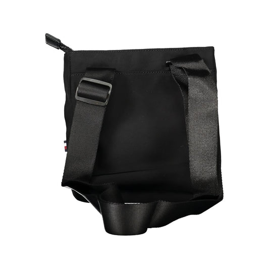 Tommy Hilfiger Black Polyester Men's Shoulder Bag - ClickThatClicks 