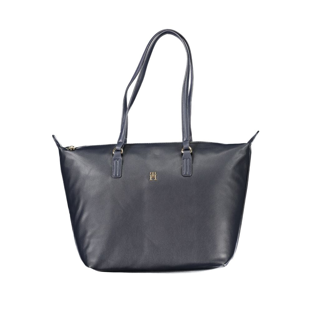 Tommy Hilfiger Blu Polyester Women Handbag - ClickThatClicks 