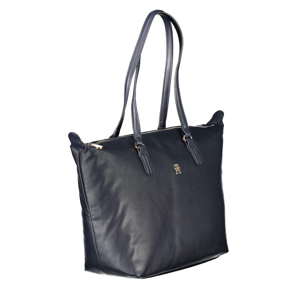 Tommy Hilfiger Blu Polyester Women Handbag - ClickThatClicks 