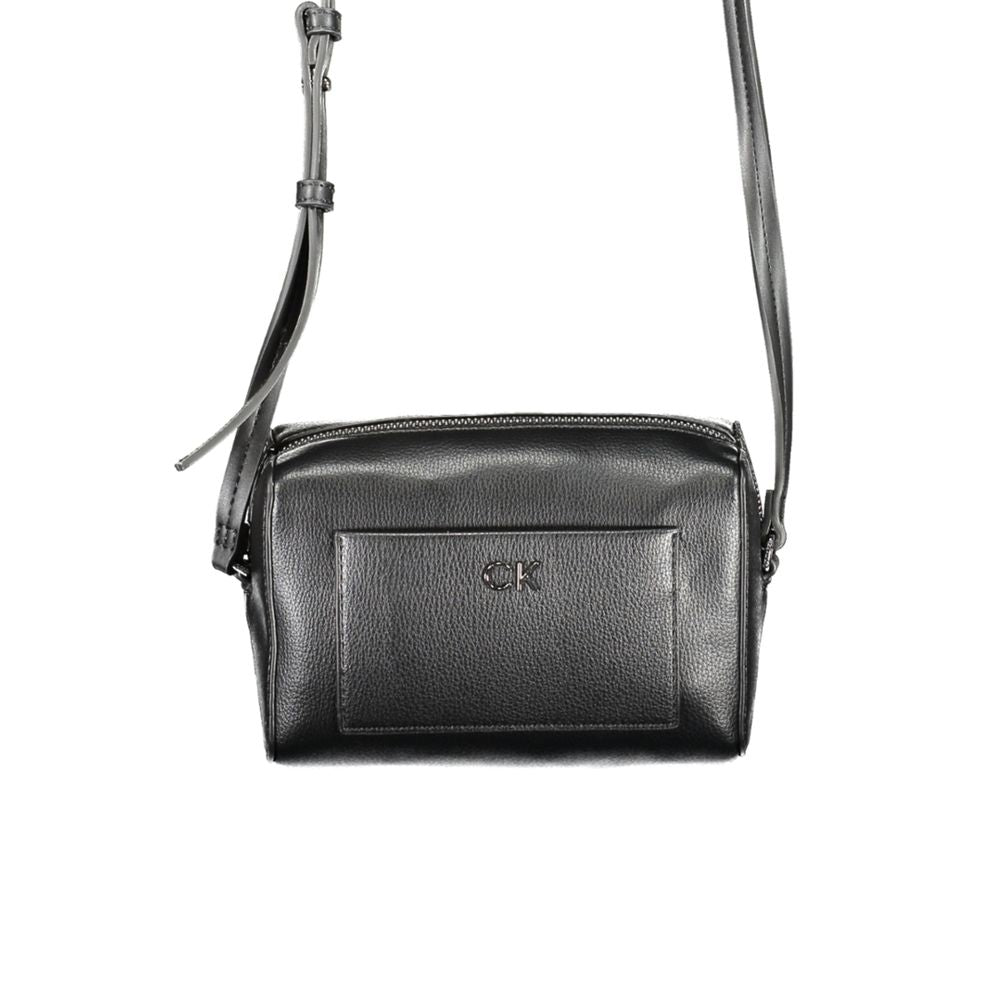 Calvin Klein Black Polyester Women Shoulder Bag - ClickThatClicks 