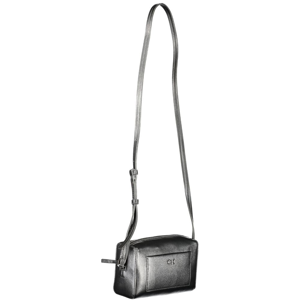 Calvin Klein Black Polyester Women Shoulder Bag - ClickThatClicks 