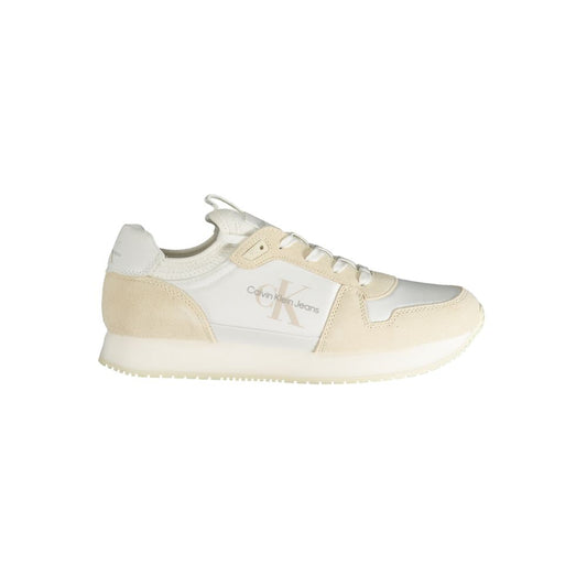 Calvin Klein White Polyester Men Sneaker - ClickThatClicks 