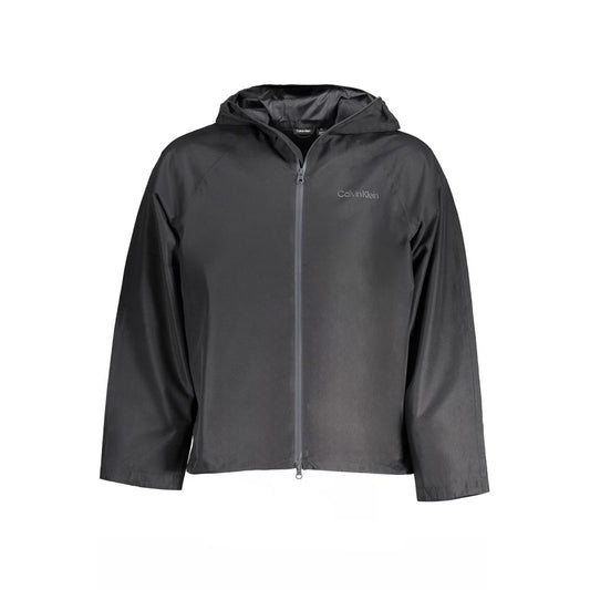 Calvin Klein Black Polyester Men's Jacket - ClickThatClicks 