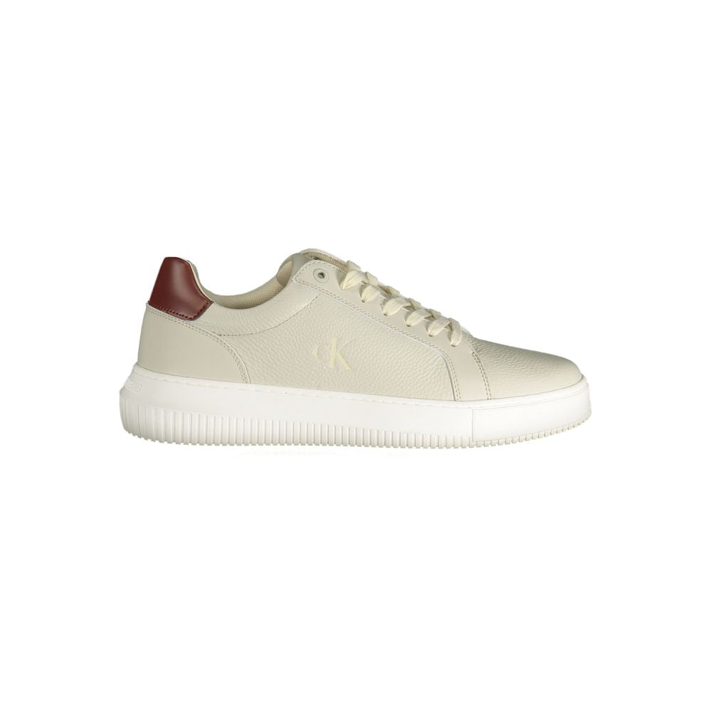 Calvin Klein Grigio Polyurethane Men Sneaker - ClickThatClicks 