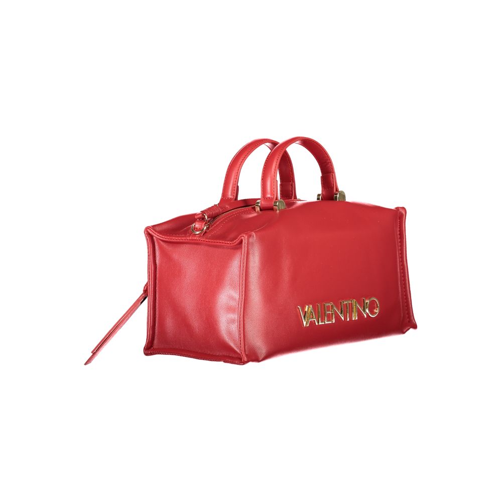 Mario Valentino Red Polyurethane Women Handbag - ClickThatClicks 