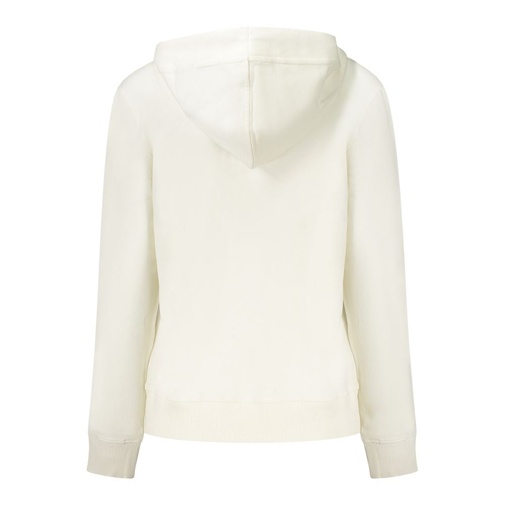 North Sails White Cotton Women's Hooded Sweatshirt - ClickThatClicks 