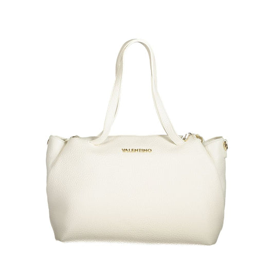 Mario Valentino Bianco Polyurethane Woman Handbag - ClickThatClicks 