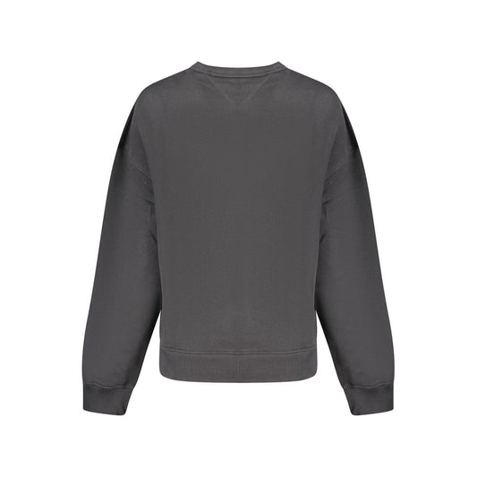 Tommy Hilfiger Black Cotton Women Sweatshirt