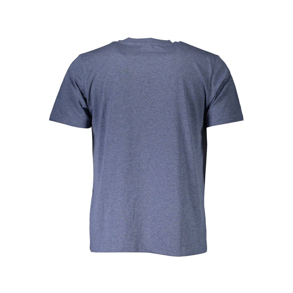 North Sails Blue Cotton Men T-Shirt - ClickThatClicks 