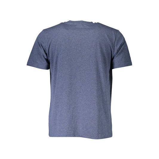 North Sails Blue Cotton Men T-Shirt - ClickThatClicks 