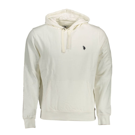 U.S. POLO ASSN. White Cotton Men's Hoodie - ClickThatClicks 