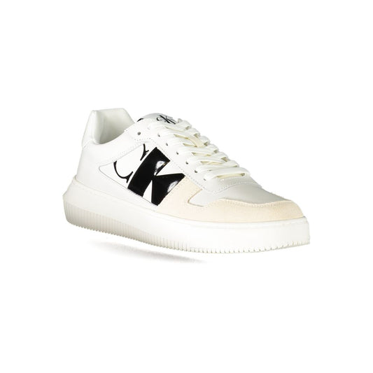 Calvin Klein Bianco Leather Men Sneaker - ClickThatClicks 