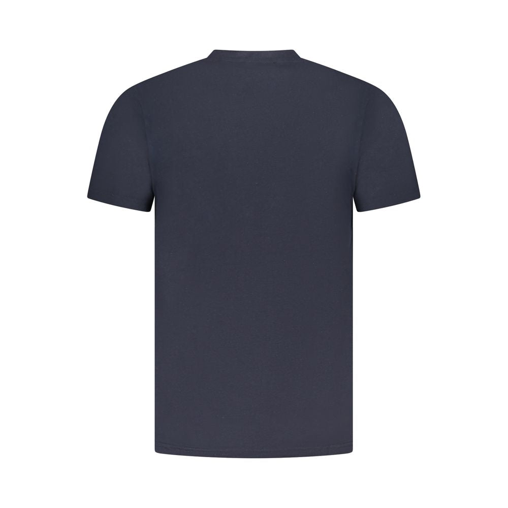 Cavalli Class Blue Cotton Men T-Shirt - ClickThatClicks 