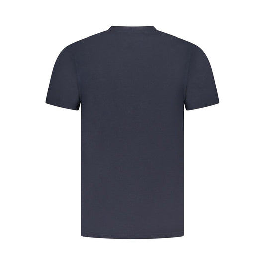 Cavalli Class Blue Cotton Men T-Shirt - ClickThatClicks 