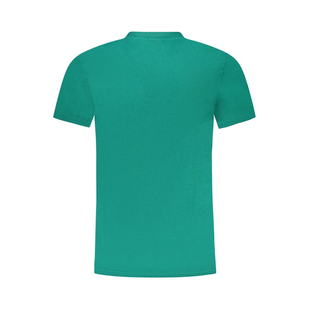 Cavalli Class Verde Cotton Men T-Shirt - ClickThatClicks 