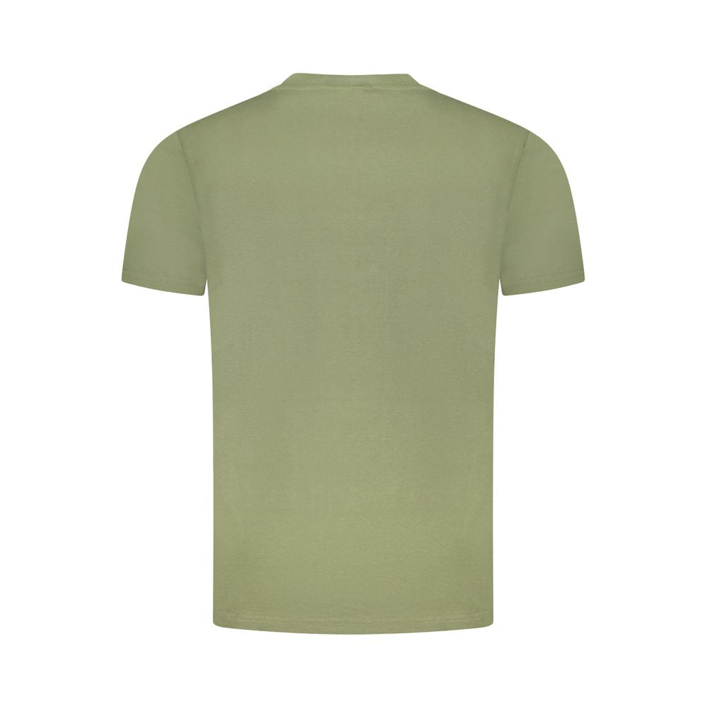 Cavalli Class Verde Cotton Men T-Shirt - ClickThatClicks 