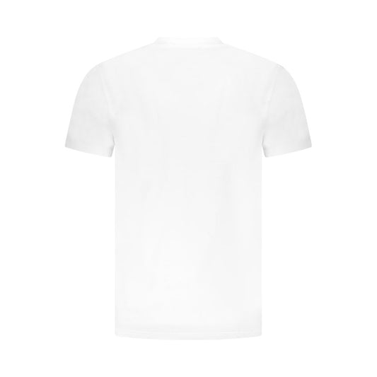 Cavalli Class Bianco Cotton Men T-Shirt - ClickThatClicks 