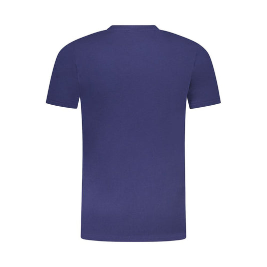 Cavalli Class Blu Cotton Men T-Shirt - ClickThatClicks 