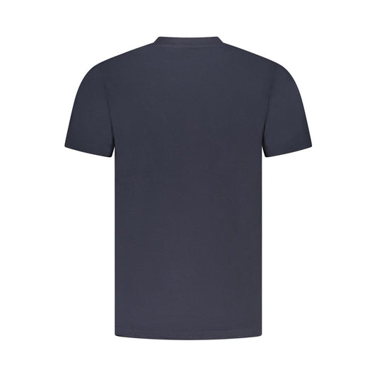 Cavalli Class Blu Cotton Men T-Shirt - ClickThatClicks 