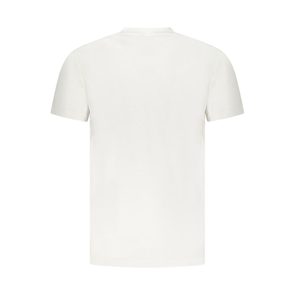 Cavalli Class Bianco Cotton Men T-Shirt - ClickThatClicks 