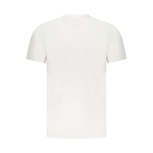 Cavalli Class Bianco Cotton Men T-Shirt - ClickThatClicks 