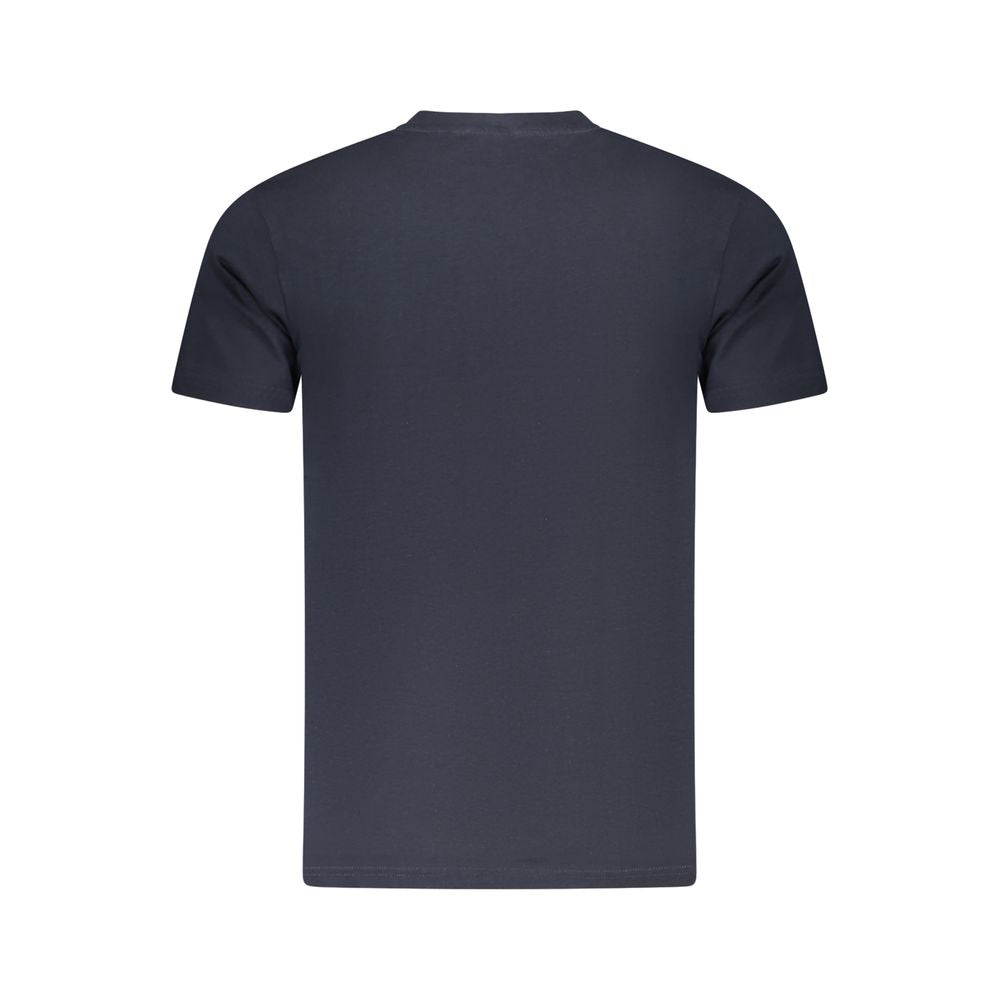 Cavalli Class Blu Cotton Men T-Shirt - ClickThatClicks 
