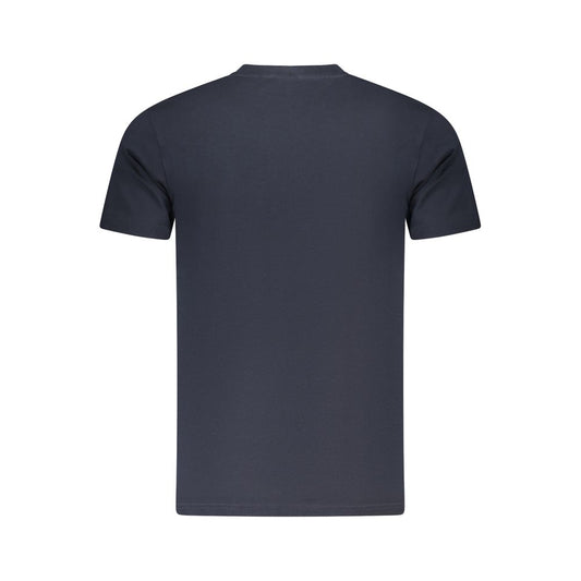 Cavalli Class Blu Cotton Men T-Shirt - ClickThatClicks 