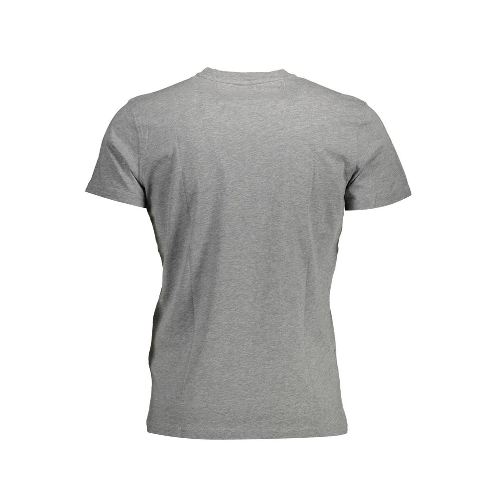 La Martina Grigio Cotton Men T-Shirt - ClickThatClicks 