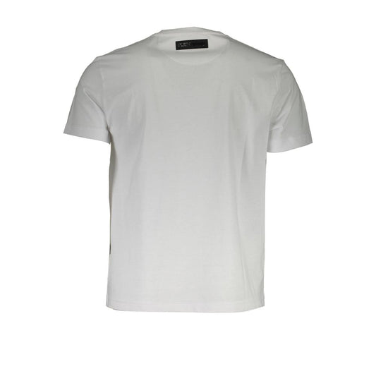Plein Sport White Cotton Men's T-Shirt - ClickThatClicks 
