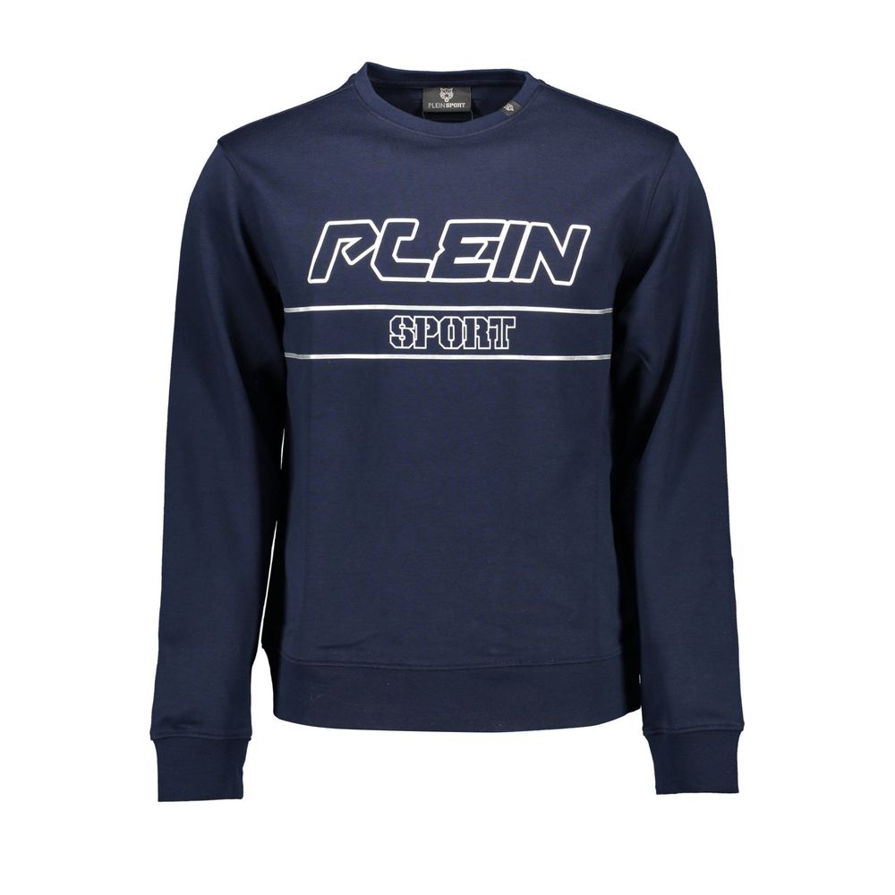 Plein Sport Blue Cotton Men's Sweatshirt - ClickThatClicks 